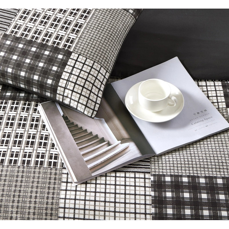 Cotton Patchwork Duvet Cover Set, King Duvet Cover Set + 3 Additional Pieces