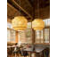 Lustre en abat-jour tissé en bambou naturel Wabi-Sabi-1682663757