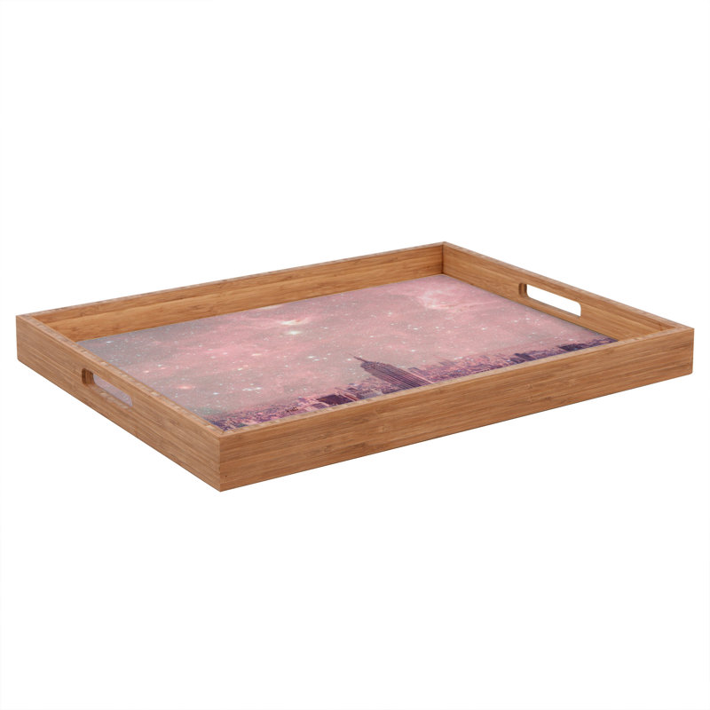 Wood Tray, 1.75" H x 18" W x 14" D