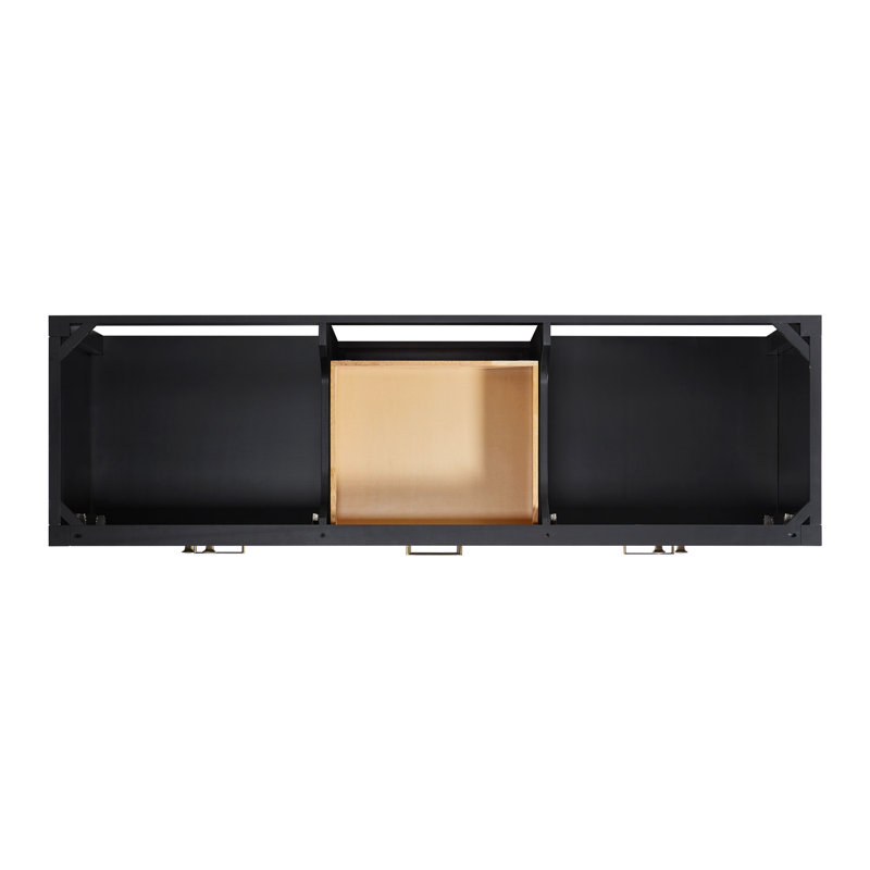 Meuble-lavabo double 72,25 "avec dessus Cambridge, Espresso