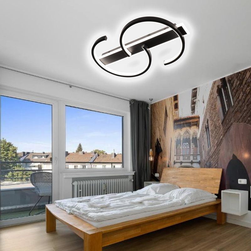 Geremie LED Ceiling Light Dimmable Ceiling Light Bedroom Ceiling Lamp, 1.60" H x 15.70" W