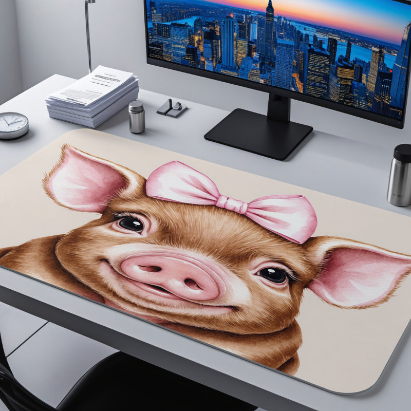 Polyester Desk Pad, 31.5x15.5