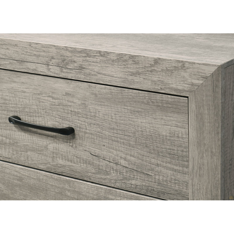 1Pc Two-Drawers Nightstand Bed Side Cabinet