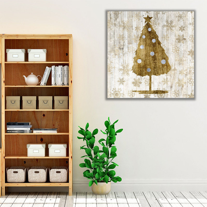 Soph sophistiqué de Noël I - reproduction d'art sur toile, H 16 po x l 16 po