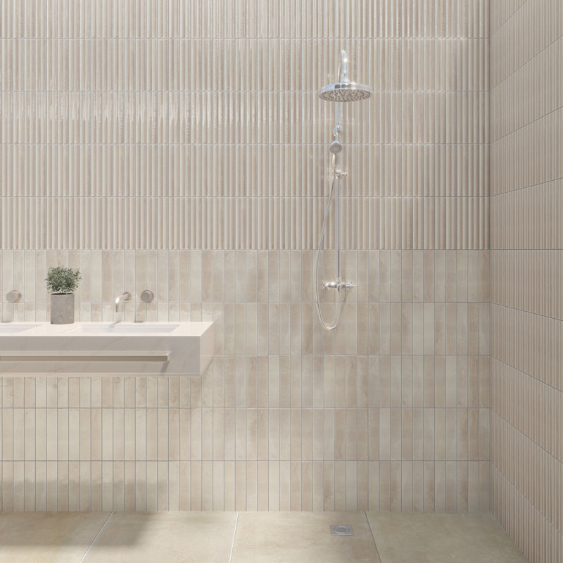 Carreau de mur fabriqué à la main 2 x 10 Daltile Remedy (36 pièces par carton) (5,42 pieds carrés par carton), Tonique