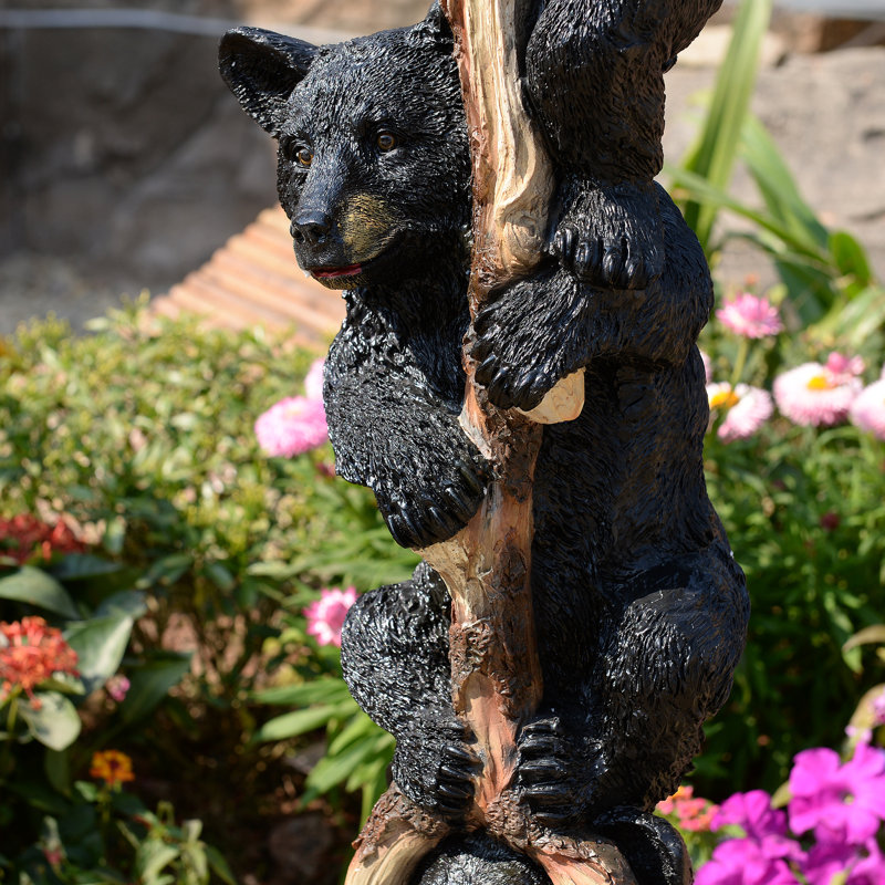 Standing Tall Black Bear Statue