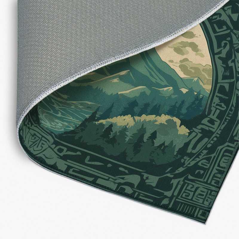 Tapis intérieur et extérieur Guardian's Embrace, Rectangle 1 pi 6 po x 2 pi 6 po