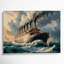 Art sur toile gris-124294357