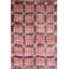 Rumi Geometric Hand-Knotted Silk Beige/Berry Area Rug-49207433