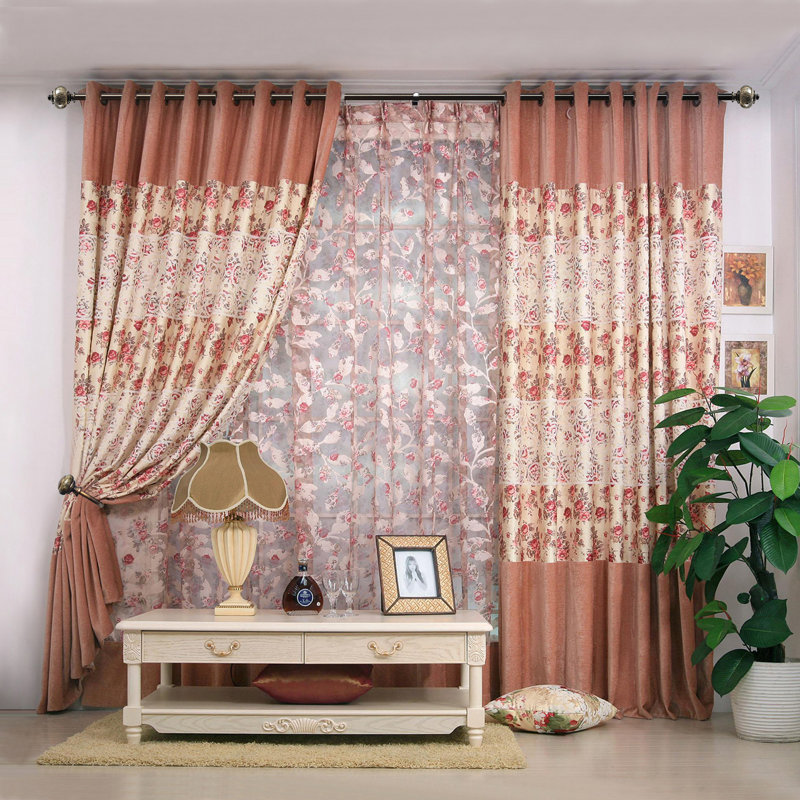 Tringle à rideaux simple ajustable Porterdale, 72" - 144", Bronze