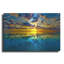 «Sunset Lake Reflection Blue Yellow Skyscape» par Ezra Tanner-807782649