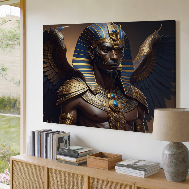 Horus, dieu faucon, Canvasmajestic, H 30 po x l 40 po