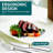 40 Pcs Flatware Cutlery Set, Dishwasher Safe