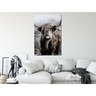 " Highland Cow In Sepia "