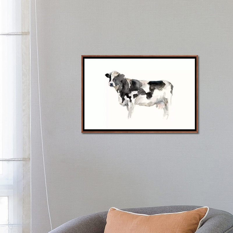 "Farm animal Study III" par Ethan Harper, reproduction d’art, H 18 po x l 26 po x P 1,5 po, Pas de tapis