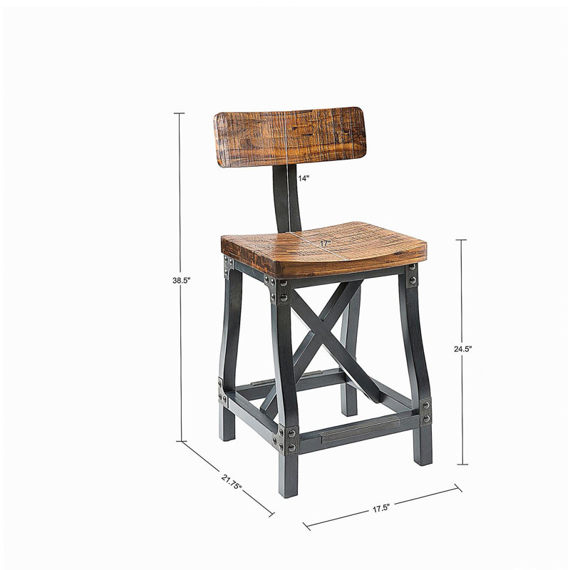 Tabouret de bar avec dossier