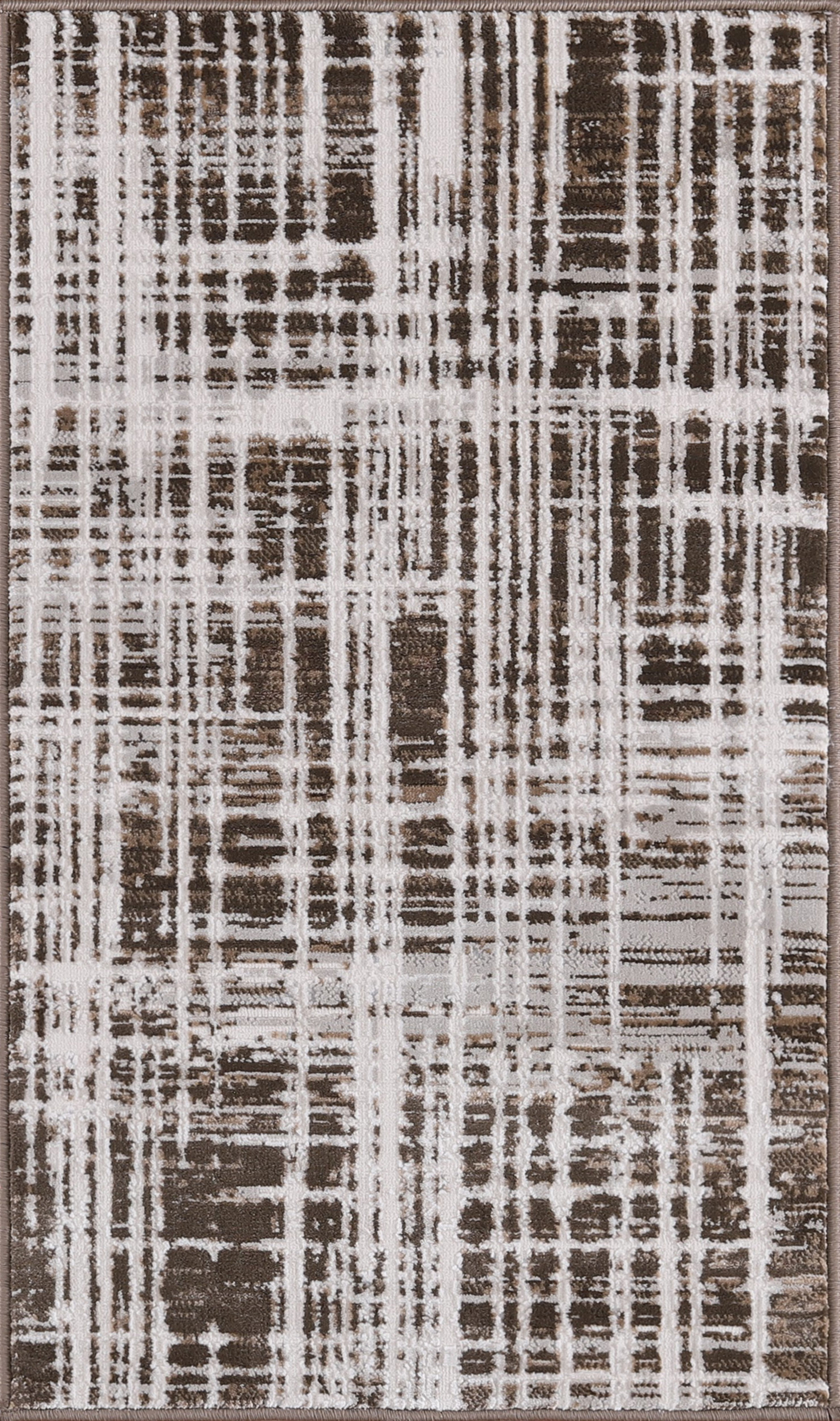 Wrought Studio™ Figueroa Collection Abstract Grid Design Neutral Area ...