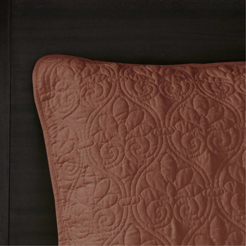 Couvre-lit réversible 3 pièces Clay Red