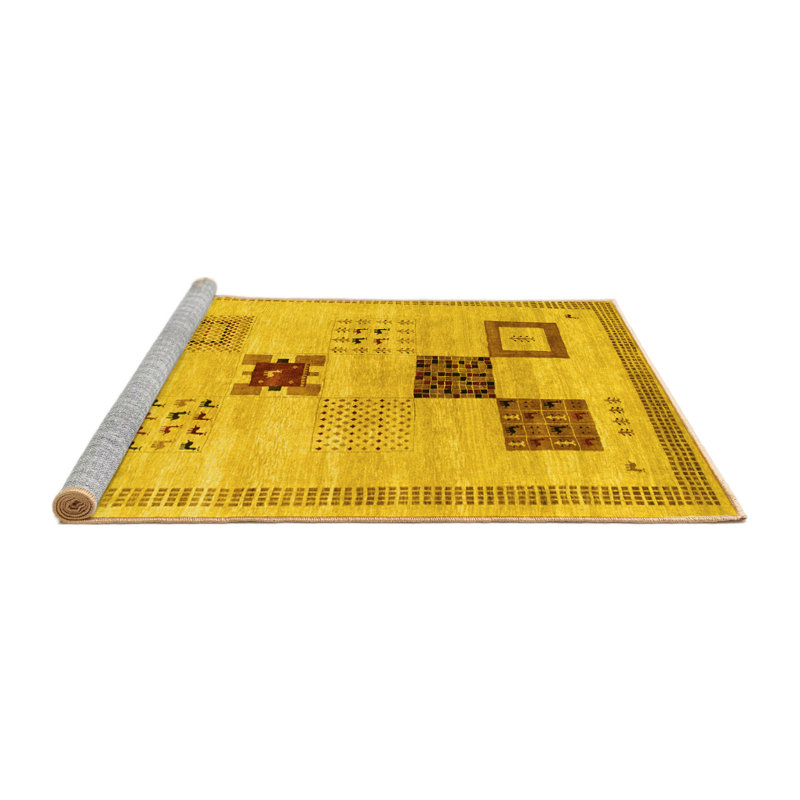 Performance Patchwork Indoor Rug, Square 5'