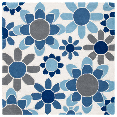 Asdvadzadur Hand Tufted Wool And Cotton With Latex Rug