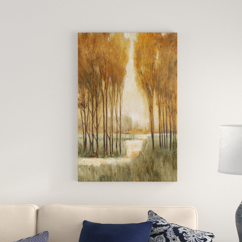 Golden Forest I by Timothy O' Toole - Painting, 91cm H x 61cm W, Wrapped Canvas