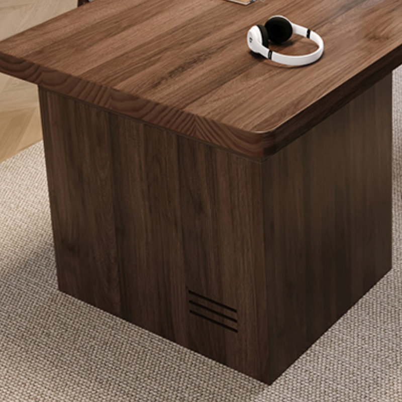 Bureau rétro et minimaliste, H 29,53 po x l 62,99 po x P 27,56 po