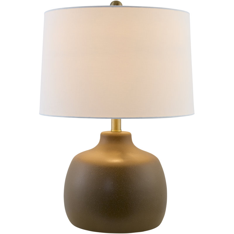 Lampe de table Kennington, Brun