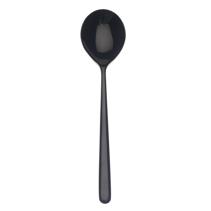 Linea Dessert Spoon, Oro-nero