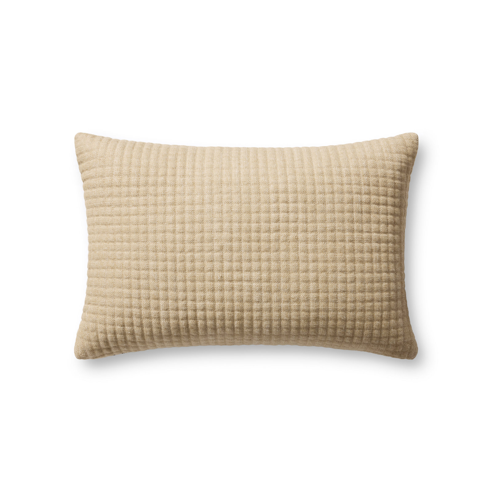 Christopher Pillow Cover, Natural, Rectangular 21"H x 13"W, Down / Feather