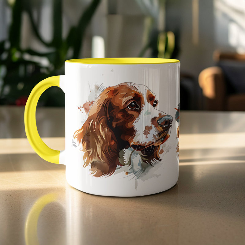 Mug, 1, Yellow