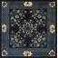 Savannha Floral Area Rug in Blue