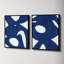 Blue Harmony Set Of 2 by Andrea Stokes-65140168-65140170