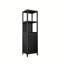 Armoire de rangement 52 po avec tablettes ouvertes et porte 52 po