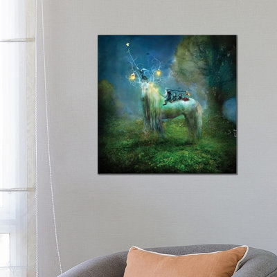 April by Alexander Jansson - Wrapped Canvas Print