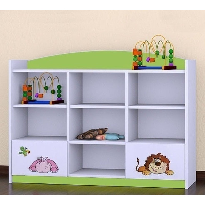 Bella 92cm H X 129cm W Kids Cube, Green