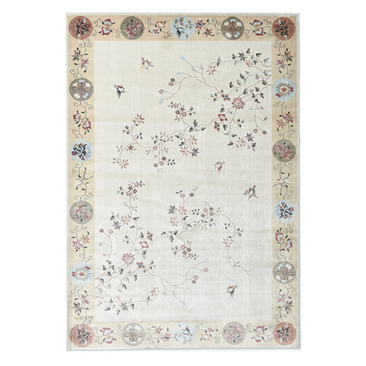 Power Loom Chenille Beige Rug