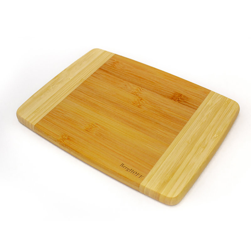 Planche à découper en bambou BergHOFF, deux tons, 10,6 po x 7,7 po