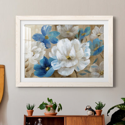«Transient Garden Blues» par J Paul, reproduction d'art sur papier encadrée