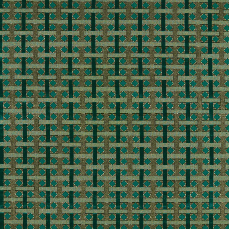 Diamond Check Fabric, Poison