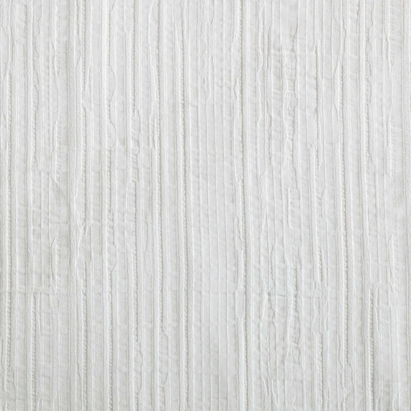 Vera Wang Bark Texture White Cotton Comforter Set, King Comforter + 2 King Shams