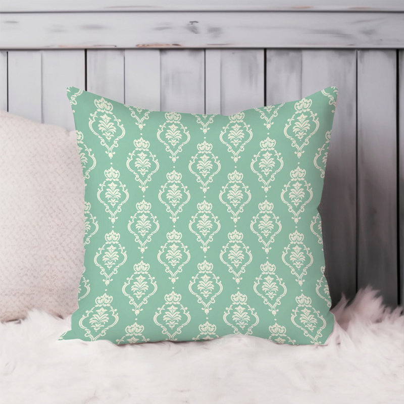 Abstract Mint Pattern XVI Patterns Modern, 18" H x 18" W