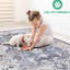 Tissage tissé et tapis bleu de 2 x 3 po