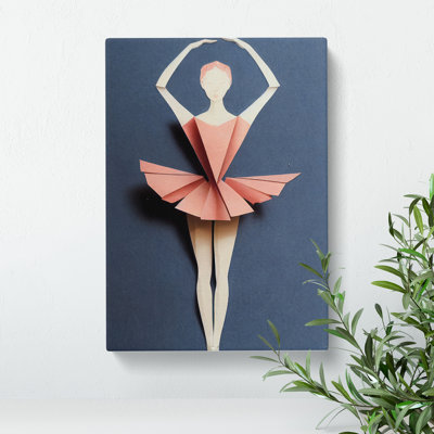 Paper Ballerina Dancer - Wall Art