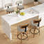 Tabouret de bar pivotant chic en cuir pour un confort et un style ultimes-212838761-212838765