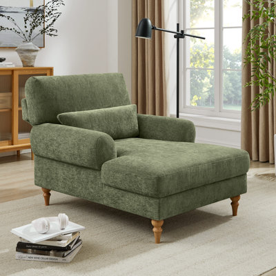 Chaise longue rembourrée avec dossier réglable Jazier