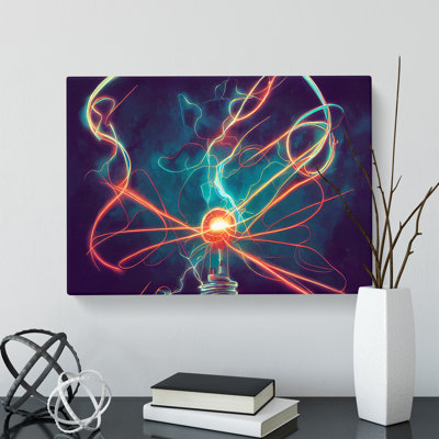 Electricity Art Vol.1 - Wrapped Canvas Print