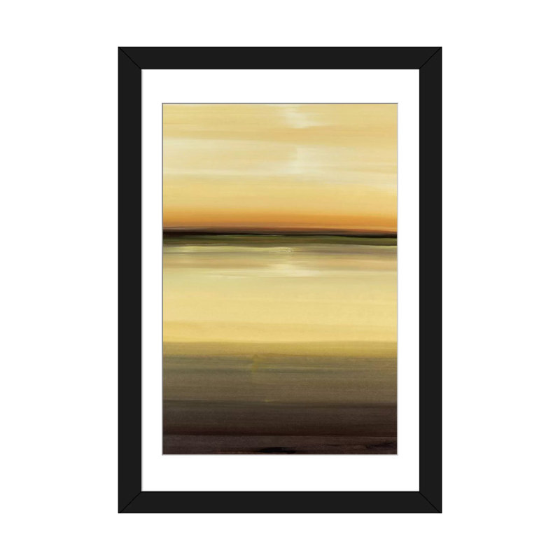 «Warm Vision» par Lisa Ridgers - Giclée sur toile tendue avec châssis, H 32 po x l 24 po x P 1 po, Papier d'art encadré noir