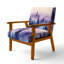 Chaise rembourrée Forest - Fauteuil Misty-1027355405