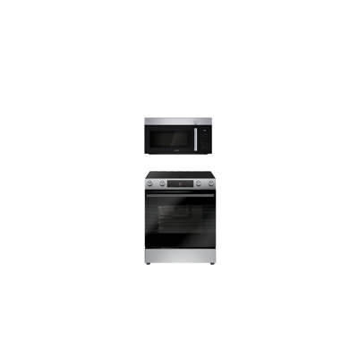 100 Series 30" Electric Range With Over The Range Microwave