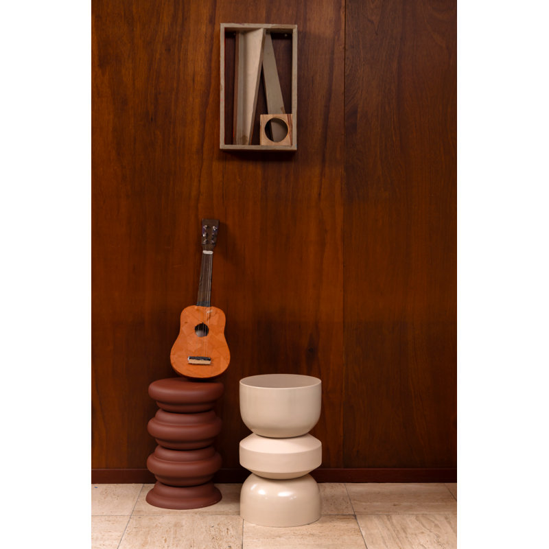 Tabouret d'appoint Apollo, Beige